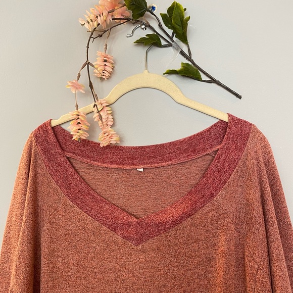 Tunic top | Tunic shirt | Fall | Pink long sleeve - Picture 2 of 5